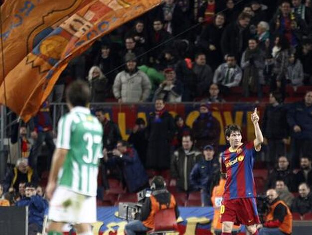 El Betis sale goleado del Camp Nou tras aguantarle el tipo al Barcelona durante m&aacute;s de medio tiempo. / Reuters