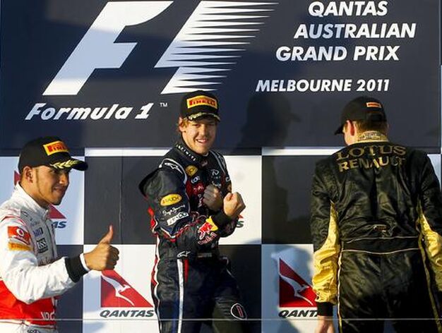 Vettel consigue su primera victoria en el Mundial de F&oacute;rmula 1.

Foto: EFE/ Reuters