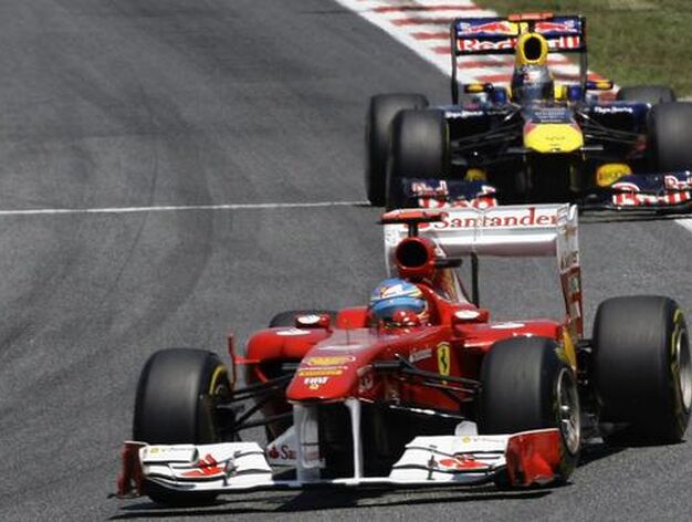 Vettel vuelve a ganar en Montmel&oacute;. Alonso acaba quinto.

Foto: reuters