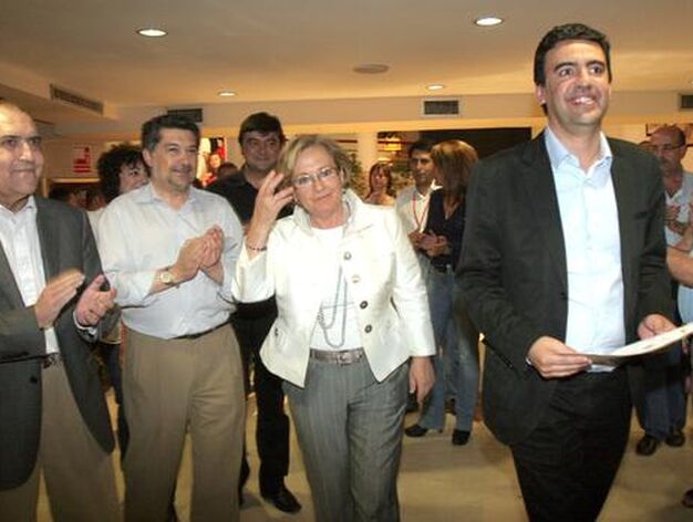 Petronila Guerrero, a su llegada al Hotel Monteconquero. /Josu&eacute; Correa