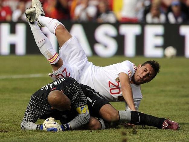 Espa&ntilde;a golea a Estados Unidos en un partido amistoso (0-4). / AFP