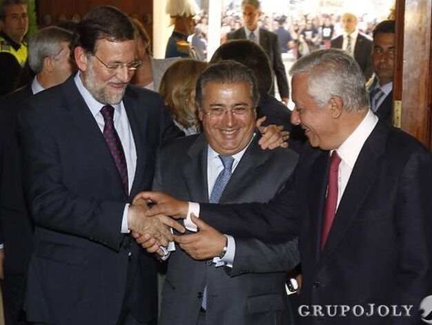 Rajoy, Zoido y Arenas.

Foto: Antonio Pizarro - Manuel G&oacute;mez