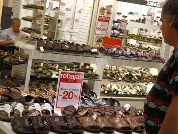 Zapatos en unos grandes almacenes.

Foto: Victoria Hidalgo