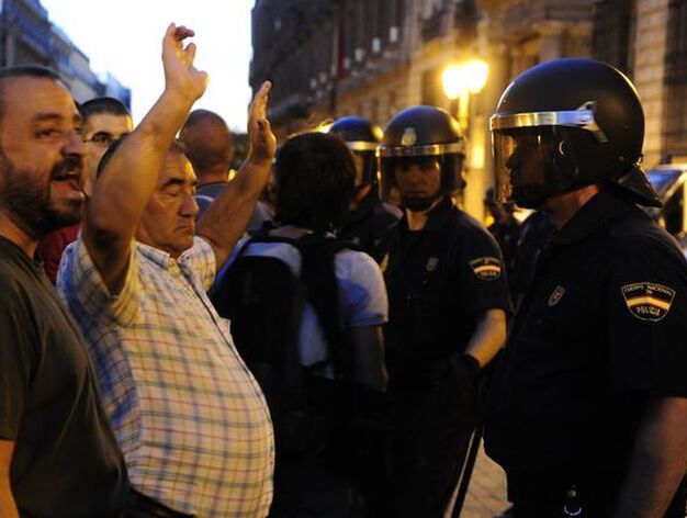 Desalojo de la Puerta del Sol.

Foto: AFP