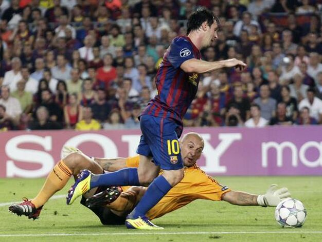 El Barcelona no consigui&oacute; pasar del empate ante un Mil&aacute;n muy a la italiana.

Foto: reuters