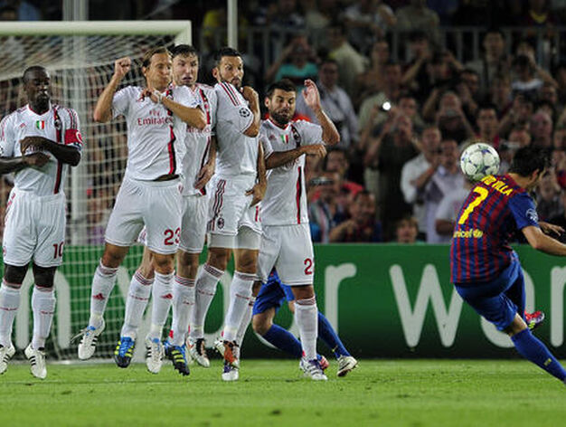 El Barcelona no consigui&oacute; pasar del empate ante un Mil&aacute;n muy a la italiana.

Foto: afp