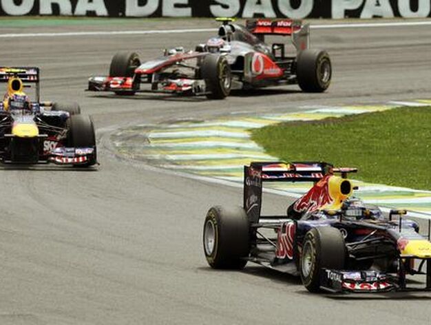 Una victoria de Webber clausura el Mundial 2011 en Interlagos. / AFP