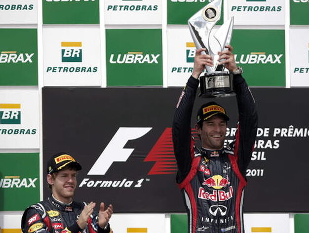 Una victoria de Webber clausura el Mundial 2011 en Interlagos. / EFE