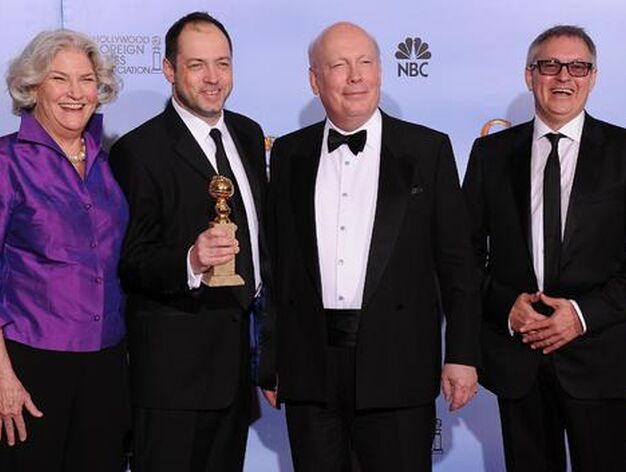 Los productores de 'Downton Abbey', Globo de Oro a mejor mini-serie. / AFP
