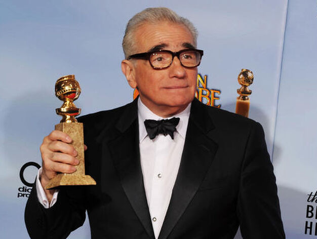Martin Scorsese, Globo de Oro a mejor director por 'Hugo'. / AFP