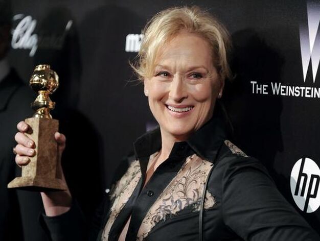 Meryl Streep, Globo de Oro a mejor actriz protagonista por 'La dama de hierro'. / Reuters