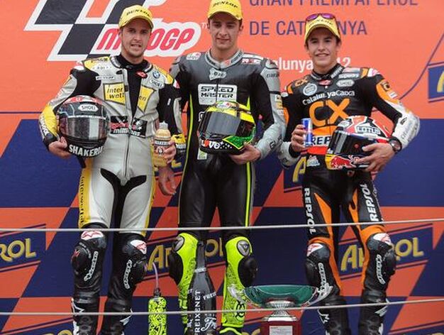 Las im&aacute;genes de la carrera de Moto2 del Gp de Catalu&ntilde;a.

Foto: AFP
