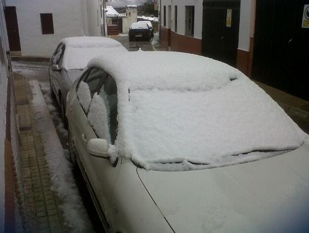 Nieve en Constantina./ Diario de Sevilla
