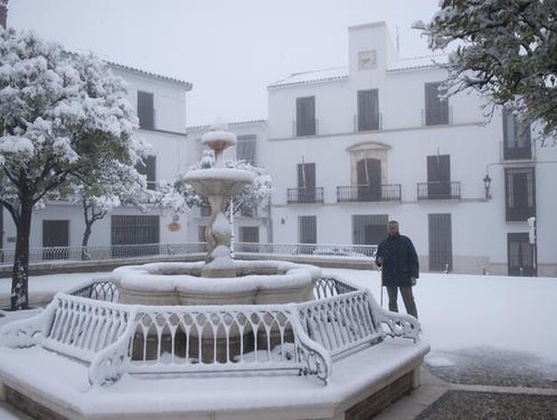 Las im&aacute;genes de las nevadas en la provincia de Sevilla