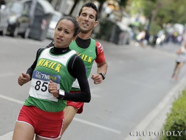 Mounir el-Ouardi y su esposa Nazha Machrouh vencen en los Agustinos.

Foto: Pepe Villoslada