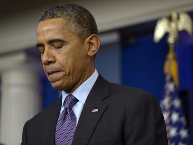 Obama no oculta su malestar por la muerte de Mandela en una rueda de prensa.

Foto: EFE
