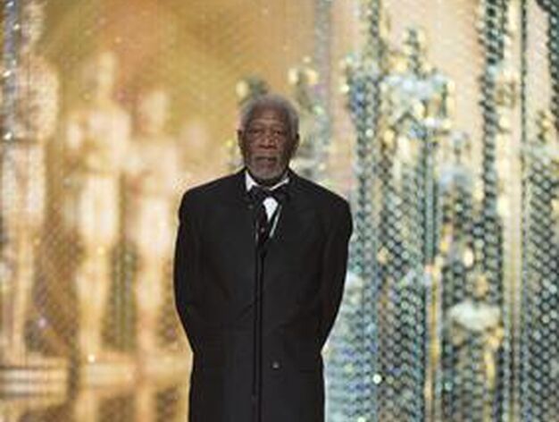 El actor Morgan Freeman participa en la 88 edici&oacute;n de los Premios de la Academia de Cine estadounidense.

Foto: Efe