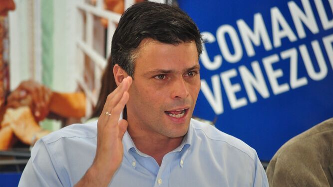 El opositor Leopoldo López.