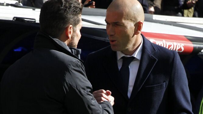Simeone y Zidane.