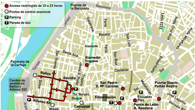 El Ayuntamiento no hará este año peatonal el eje Campana-Laraña