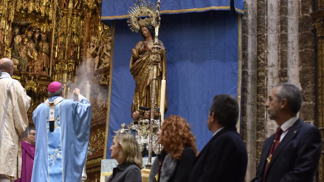 Actos en la catedral en el Día de la Inmaculada