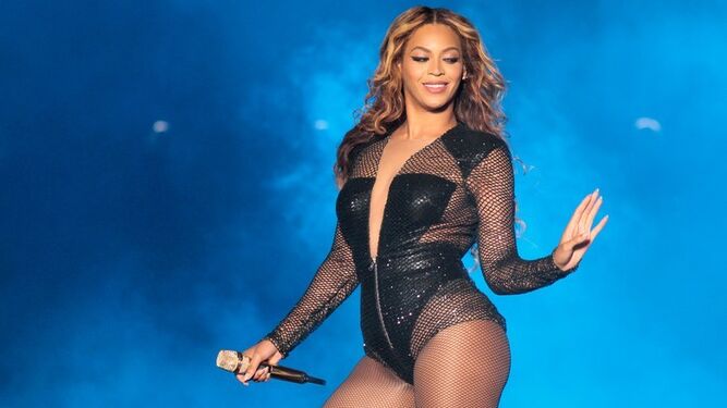 Beyoncé en un concierto.