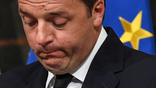 El ex primer ministro italiano Mario Renzi