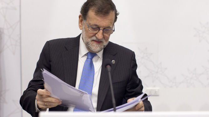 Rajoy, hoy en la cumbre de La Valeta.