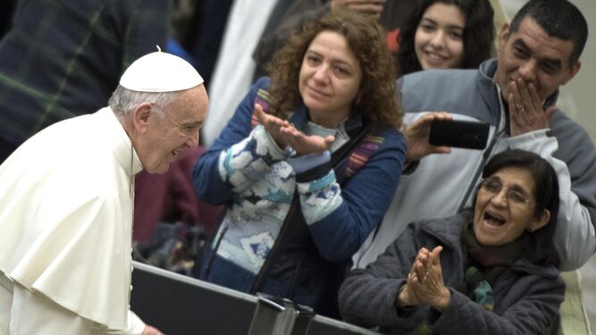 El Papa, en un acto reciente.