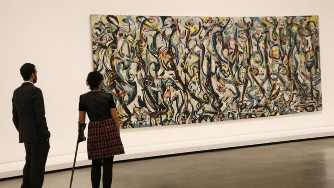Ante el 'Mural' de Pollock