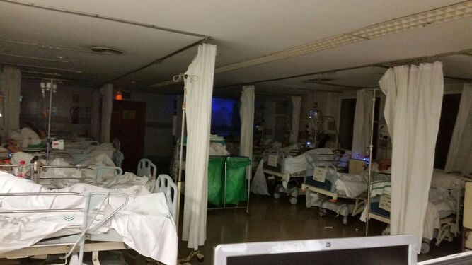 Enfermos en Observación, Urgencias del Hospital Virgen del Rocío.