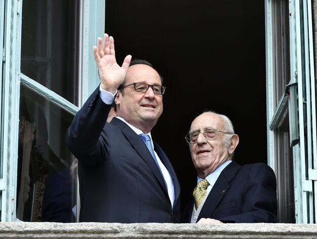 Las im&aacute;genes de la segunda vuelta de las presidenciales francesas