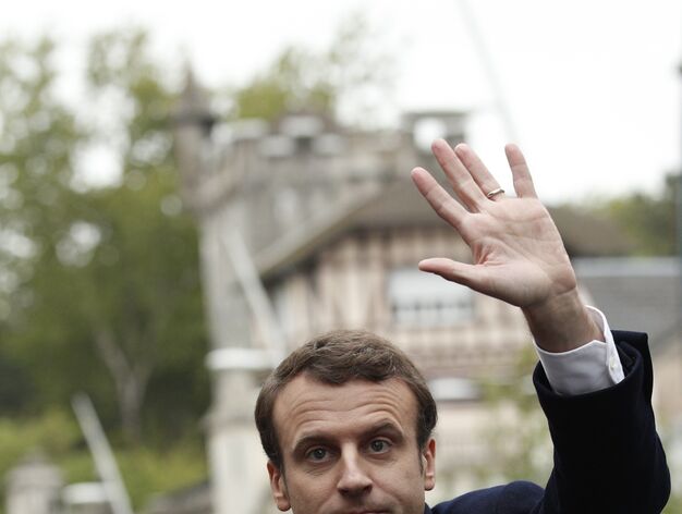 Las im&aacute;genes de la segunda vuelta de las presidenciales francesas