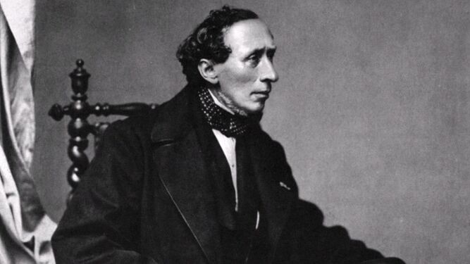 Hans Christian Andersen (Odense, 1805-Copenhague, 1875), en una fotografía tomada en 1860.