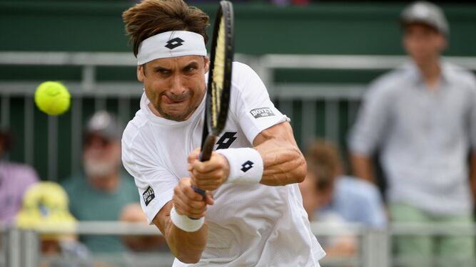 Ferrer, en juego en Wimbledon