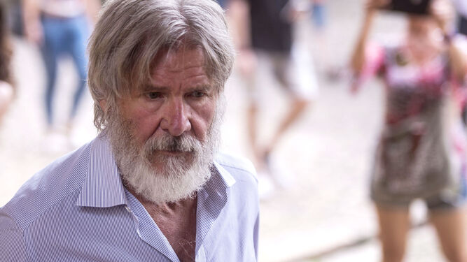 Harrison Ford, fotografiado el año pasado en Córdoba, cuando el actor viajó por Andalucía.