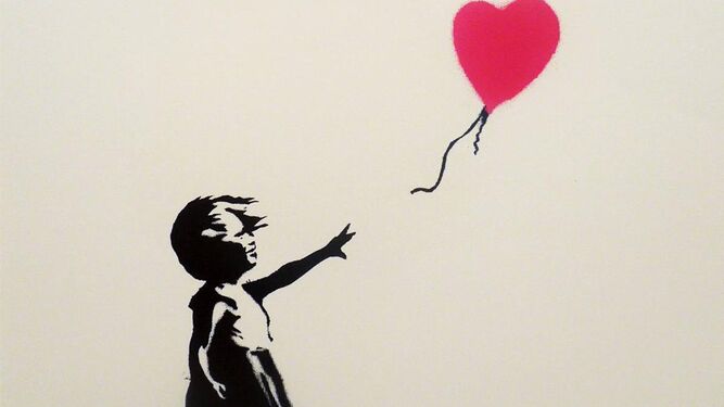 'Balloon Girl', una de las obras más populares de Banksy.