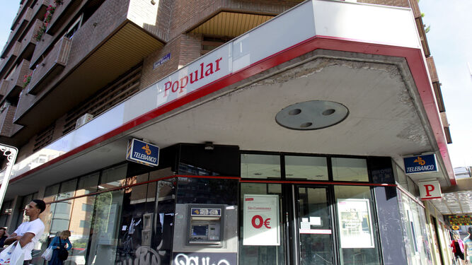 Sucursal del Banco Popular en Madrid.