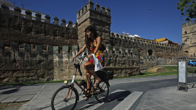 El carril bici de la ronda histórica será más ancho y seguro del Prado a Resolana
