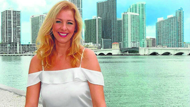 Rocío Sañudo, corresponsal 'freelance'de televisión en Miami para AméricaTevé y grupos como Mediaset.