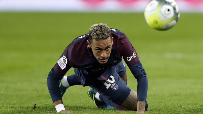 Neymar, en un partido