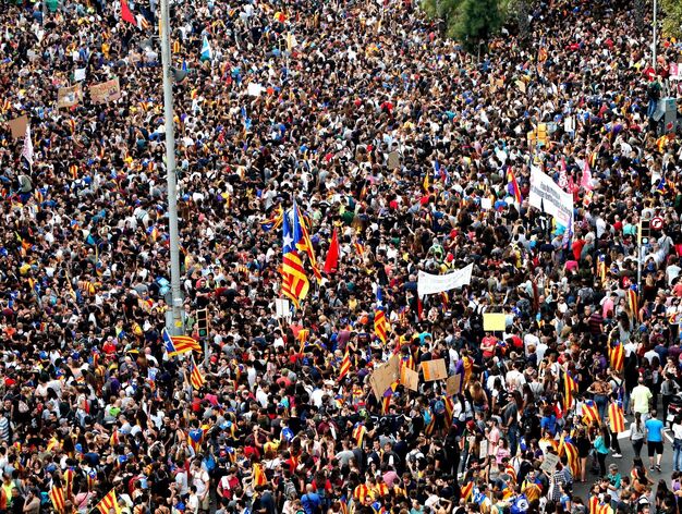 Jornada de protestas en Catalu&ntilde;a