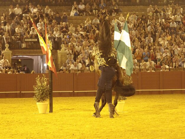 El espect&aacute;culo 'C&oacute;mo bailan los caballos andaluces', en im&aacute;genes