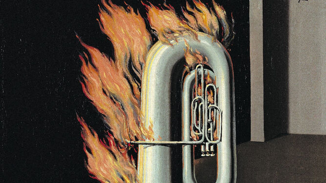 'El descubrimiento del fuego' (1934-1935) de Magritte, expuesto gracias a la cesión de una colección privada.