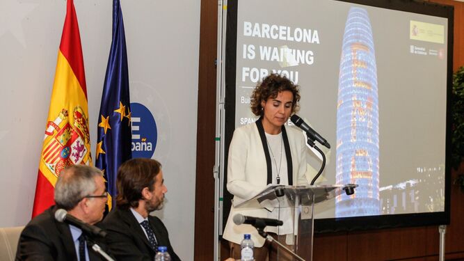 Montserrat presenta la candidatura de Barcelona para la EMA