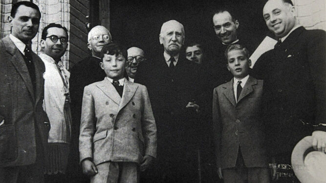 Imagen del 19 de marzo de 1949 tras la jura de don Juan Carlos.