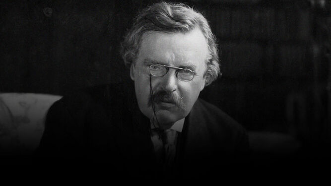 Gilbert Keith Chesterton (Londres, 1874 - Beaconsfield, 1936).