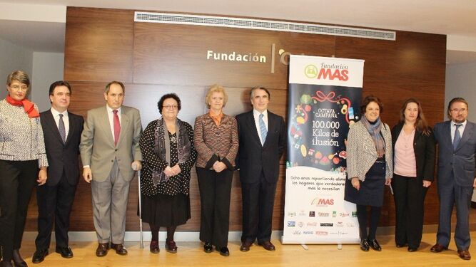 Presentación del evento solidario de Fundación MAS, en Cajasol.