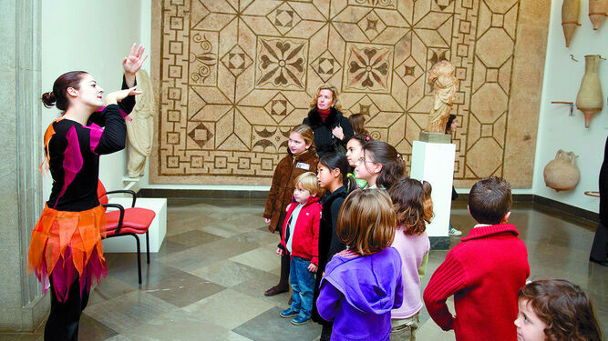 Actividad infantil en el Museo Arqueológico.