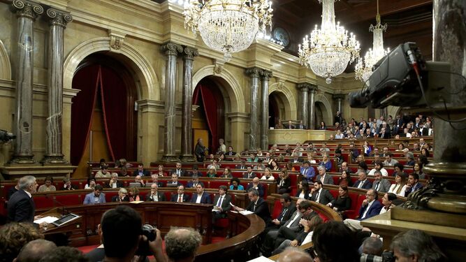 Una imagen del 'Parlament' en la pasada legislatura.